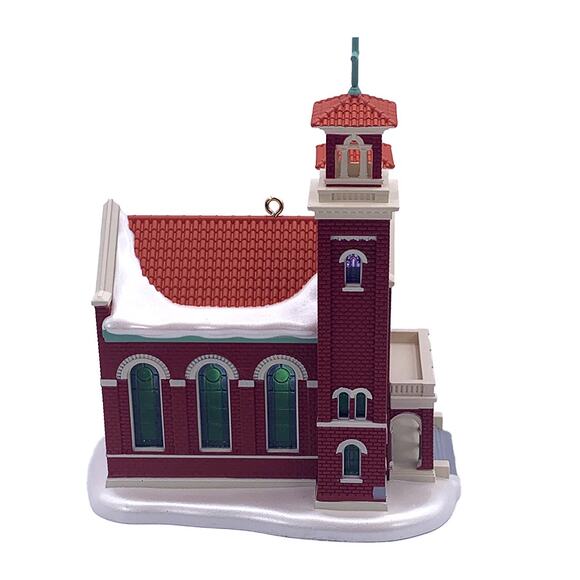 Hallmark Keepsake 2009 Candlelight Services #12 Old Brick Church Ornament in Box - Picture 6 of 8